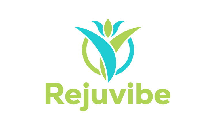 YetiDomains Rejuvibe.com domain name displayed on a digital screen with a modern, sleek design.