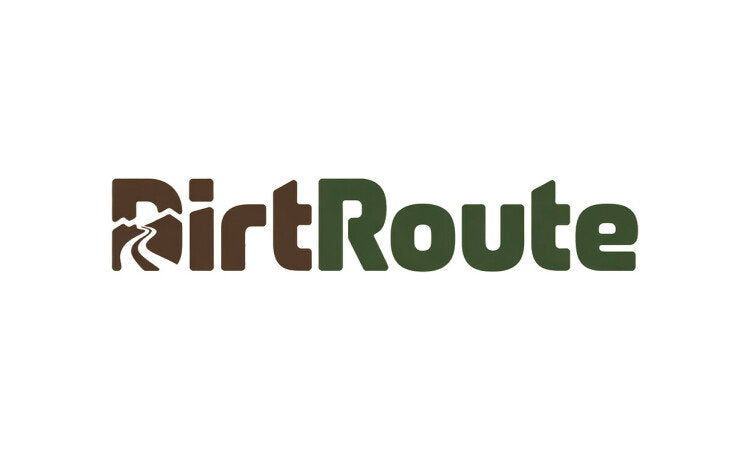 YetiDomains DirtRoute.com domain name logo featuring the DirtRoute.com brand on a professional logo image.