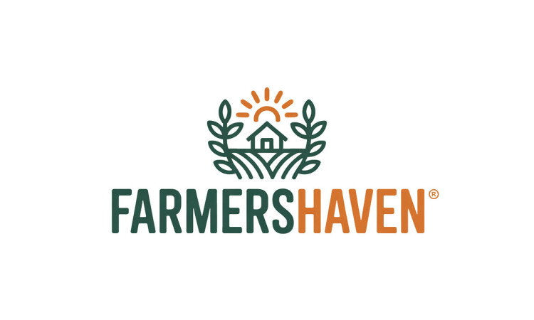 YetiDomains logo for FarmersHaven.com domain name, featuring a clean design with the FarmersHaven branding.