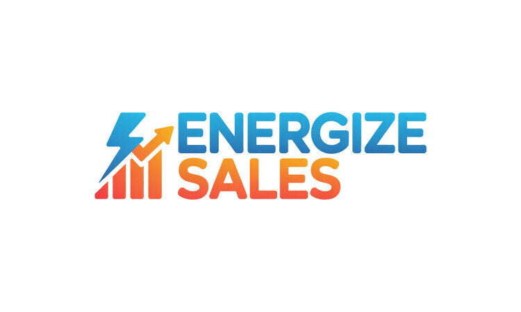 YetiDomains EnergizeSales.com domain name logo with stylized text on a white background.
