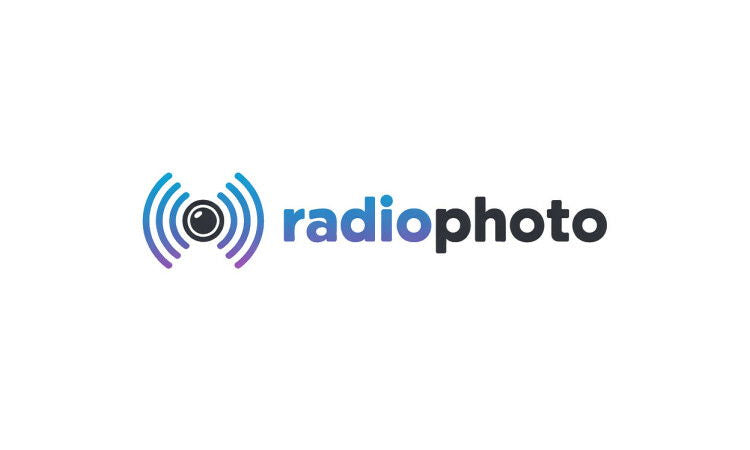 YetiDomains RadioPhoto.com domain name logo featuring the RadioPhoto.com brand in a professional logo design