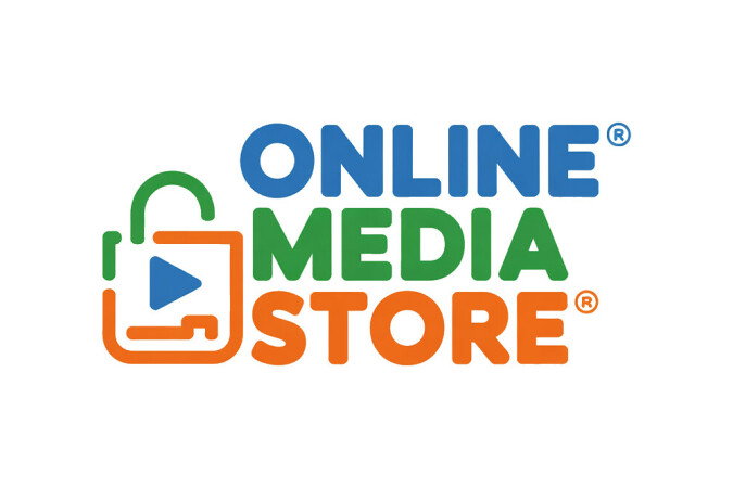 YetiDomains logo for OnlineMediaStore.com, featuring modern text and branding elements on a white background.