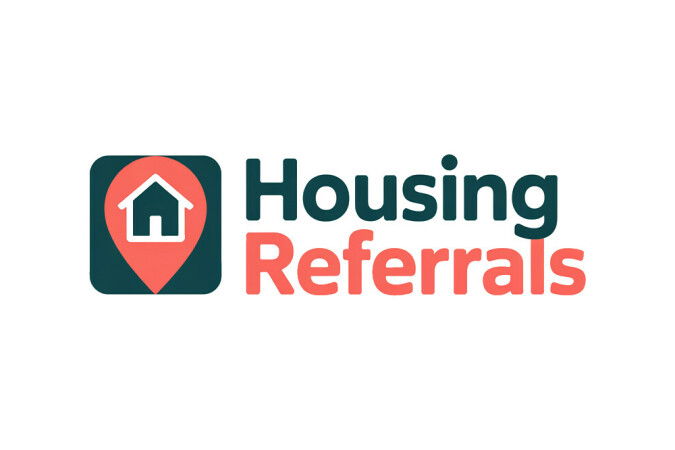 HousingReferrals.com domain name logo by YetiDomains, featuring a modern design with the HousingReferrals branding.