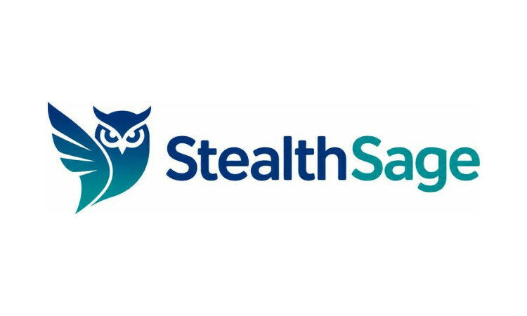 YetiDomains StealthSage.com domain name logo featuring sleek design and branding for digital domain services.