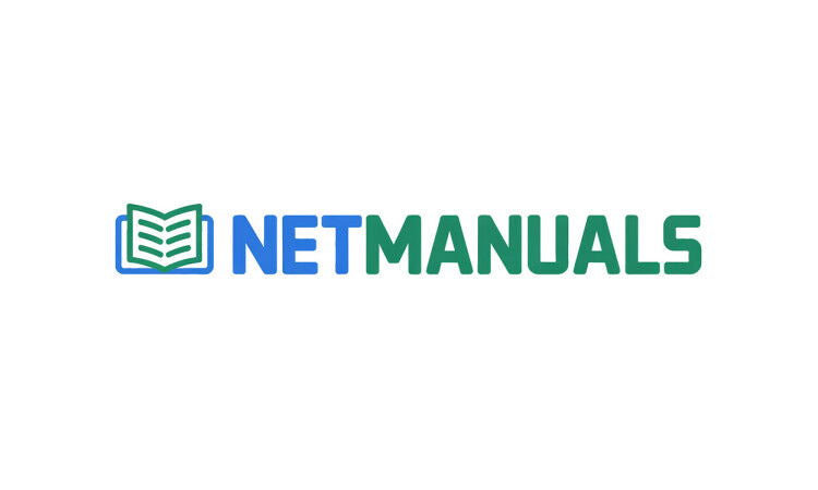 YetiDomains logo for NetManuals.com domain name with a modern design and blue and white color scheme.