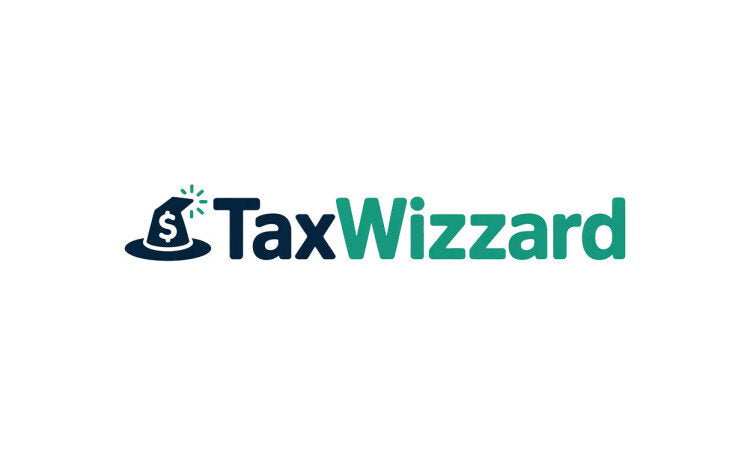YetiDomains TaxWizzard.com domain name logo displayed with a professional design and clear branding elements.
