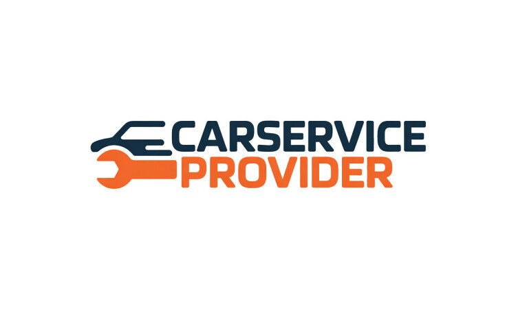 YetiDomains CarServiceProvider.com domain name logo with branding and graphic design elements.