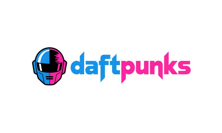 YetiDomains logo featuring "DaftPunks.com" domain name in bold text on a clean background.