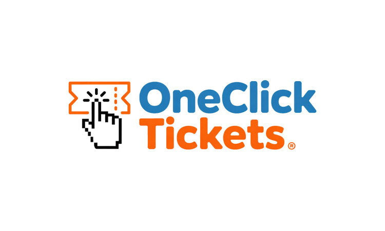 YetiDomains logo for OneClickTickets.com domain name, featuring a modern design with the company name in bold text.