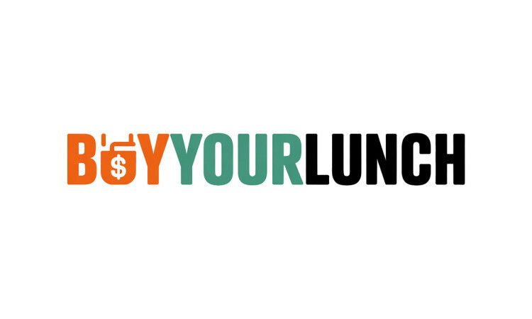 BuyYourLunch.com domain name logo by YetiDomains, featuring a clean design with the brand name and website text.