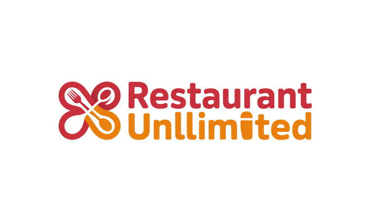 YetiDomains logo for RestaurantUnlimited.com domain name, featuring the brand's logo image with modern design elements.
