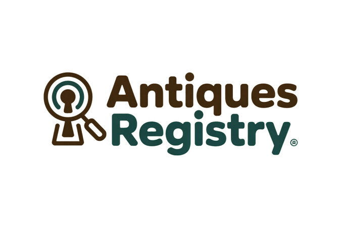 YetiDomains logo for AntiquesRegistry.com domain name, featuring a professional design with text and branding elements.