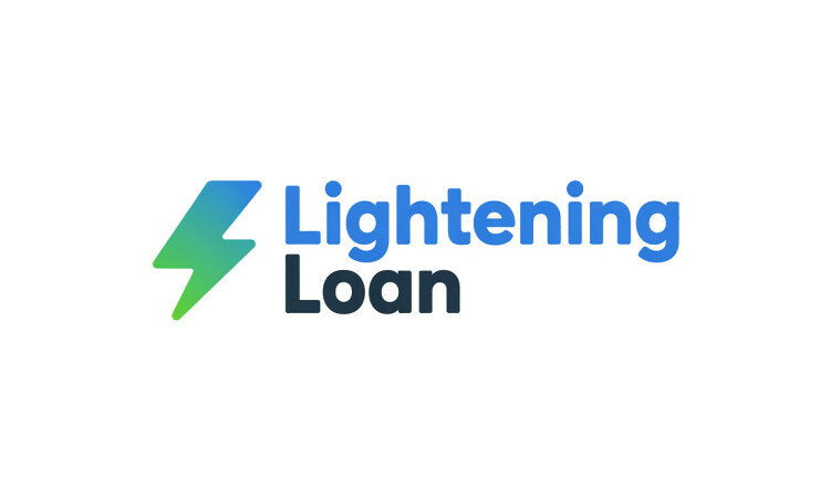YetiDomains logo for LighteningLoan.com domain name, featuring a modern design with lightning bolt imagery and clean typography.