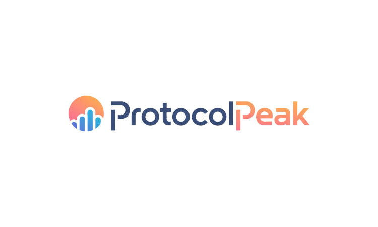 YetiDomains ProtocolPeak.com domain name logo image, featuring the brand's logo on a sleek background.