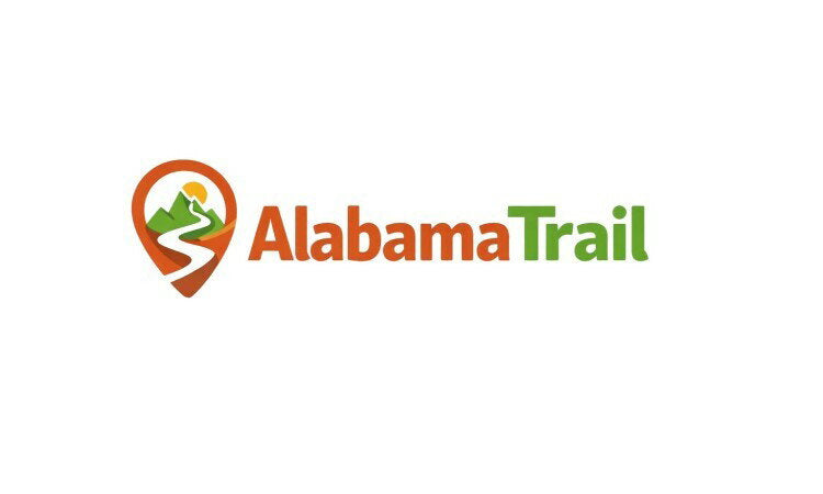 YetiDomains AlabamaTrail.com domain name logo with AlabamaTrail branding and logo image.