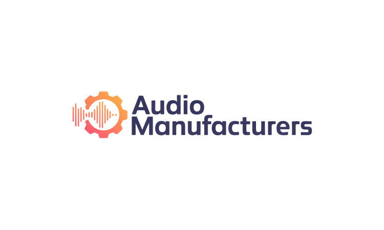 YetiDomains logo for AudioManufacturers.com domain name, featuring a modern design with text and graphic elements.