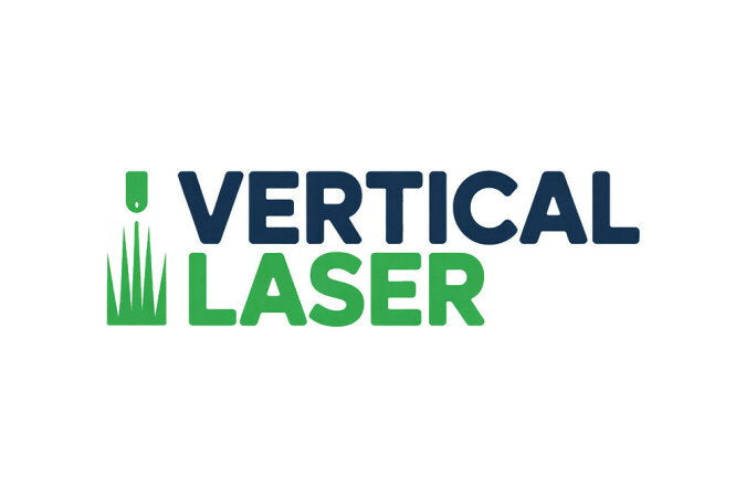 YetiDomains VerticalLaser.com domain name logo featuring the VerticalLaser branding and logo design.