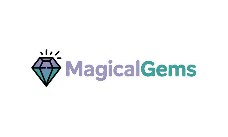 YetiDomains MagicalGems.com domain name logo featuring the MagicalGems branding and logo design.
