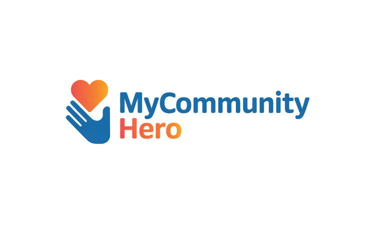 YetiDomains logo featuring the MyCommunityHero.com domain name with a professional and modern design.