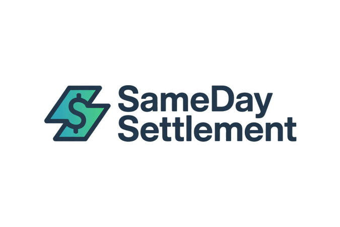 YetiDomains logo for SameDaySettlement.com domain name registration and branding, featuring a modern design and professional branding.