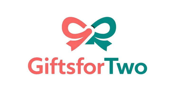 YetiDomains logo for GiftsForTwo.com domain name, featuring a modern design with the text "Gifts For Two" in stylish font.