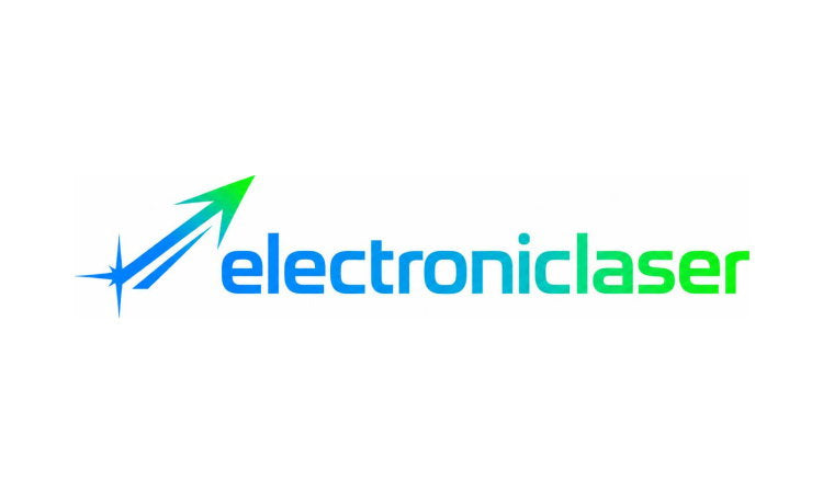 Logo image of ElectronicLaser.com domain name branded by YetiDomains, featuring a modern design with electronic laser-themed graphics.