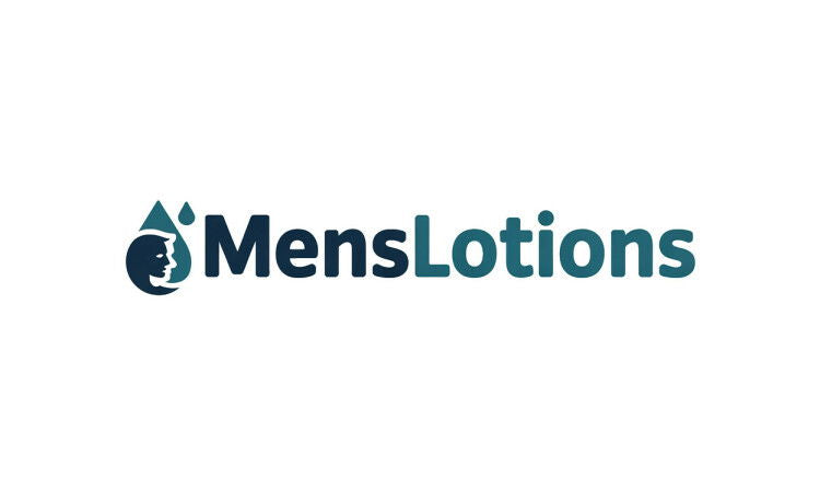 YetiDomains logo for MensLotions.com domain name featuring a clean design with the brand name displayed clearly.