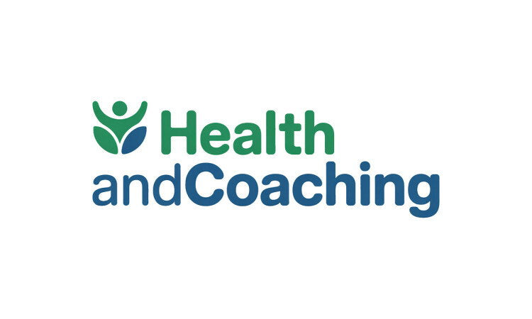 HealthAndCoaching.com domain name logo by YetiDomains, featuring a clean design with the brand logo and domain branding.