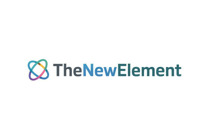 YetiDomains logo for TheNewElement.com domain name, featuring a modern design with the brand name on a clean background.