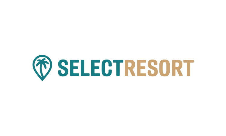 YetiDomains logo for SelectResort.com domain name, featuring modern design and brand branding elements.