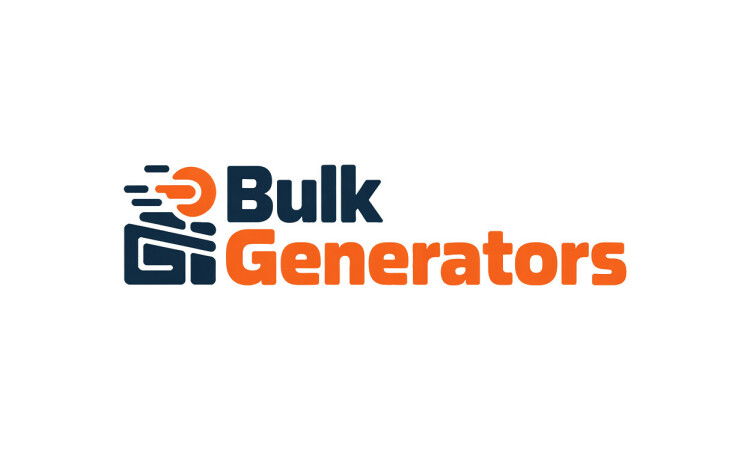 YetiDomains logo for BulkGenerators.com domain name, featuring a clean design with the brand name on a professional background.