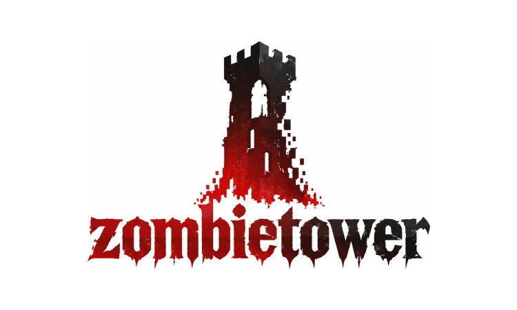 YetiDomains ZombieTower.com domain name logo with a dark, spooky design featuring a zombie-themed tower illustration.
