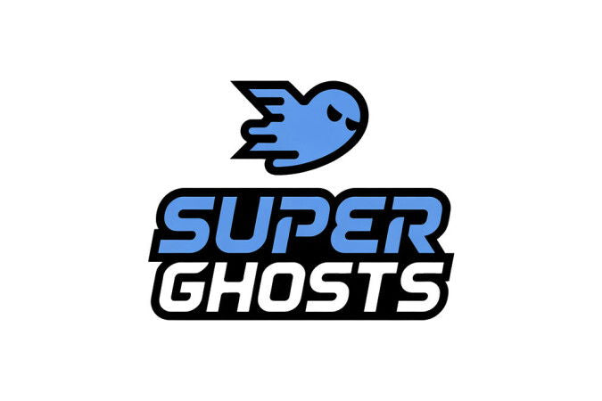 YetiDomains SuperGhosts.com domain name logo with distinctive design and branding elements.