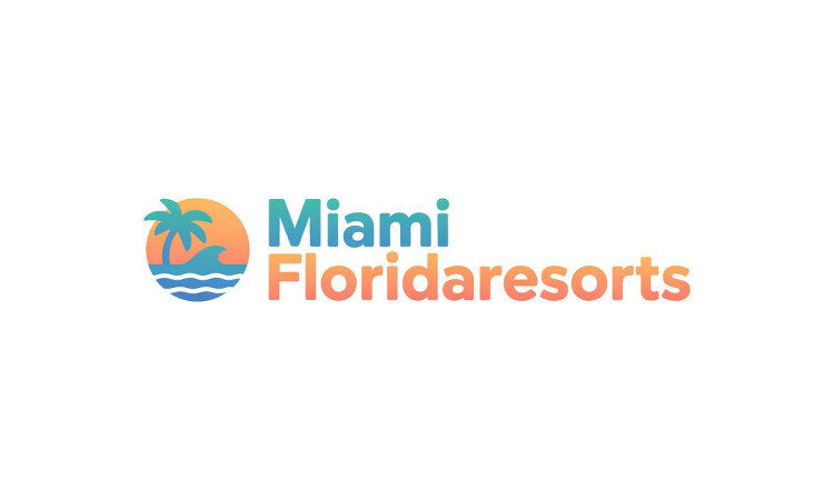 YetiDomains MiamiFloridaResorts.com domain logo with Miami skyline and resort imagery in the background.