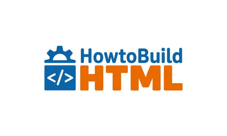 YetiDomains logo for HowToBuildHTML.com domain name, featuring a professional design with the site name in clear text.