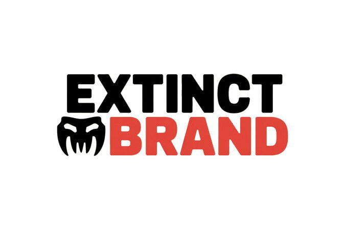 YetiDomains ExtinctBrand.com domain name logo with modern design and branding elements.