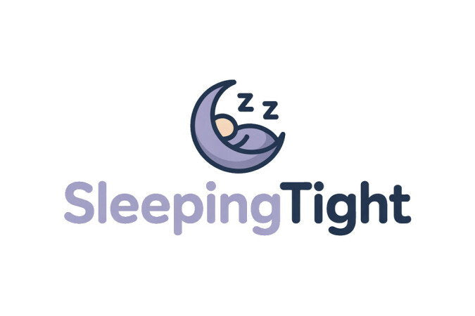 YetiDomains SleepingTight.com domain name logo image featuring the SleepingTight.com brand name and logo design.