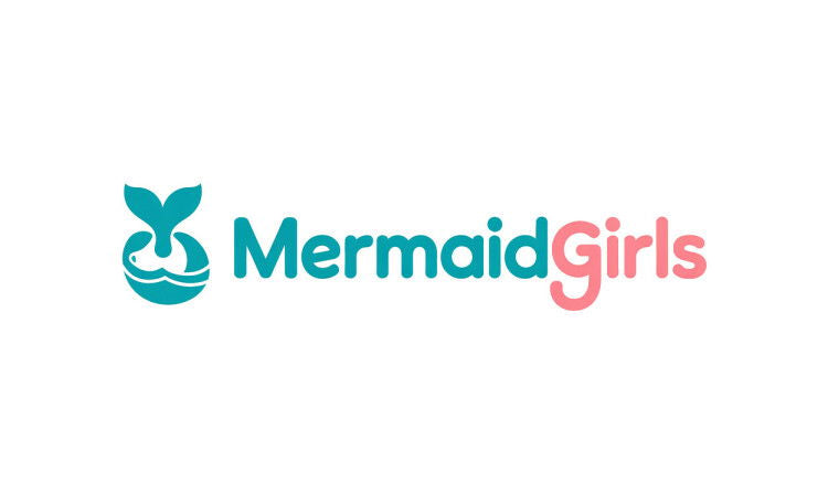 YetiDomains MermaidGirls.com domain logo with a colorful mermaid-themed design and the brand name in vibrant text.