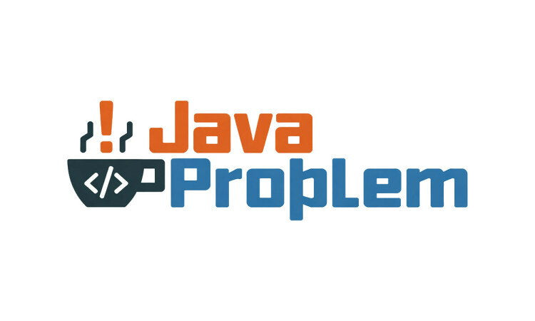 JavaProblem.com domain name logo by YetiDomains, featuring a sleek design with the JavaProblem branding and logo image.