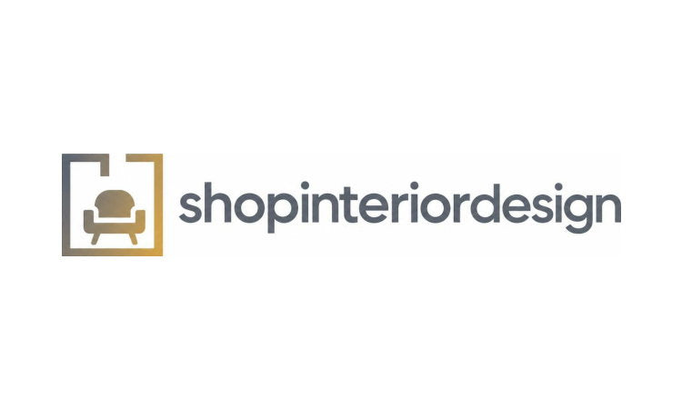 YetiDomains logo for ShopInteriorDesign.com domain name, featuring a modern design and branding elements in the logo image.