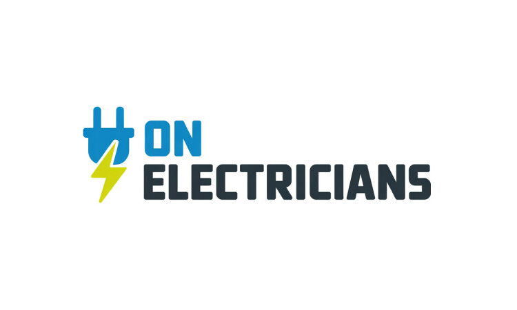 YetiDomains logo for OnElectricians.com domain name, featuring a modern design with the brand name and related graphics.
