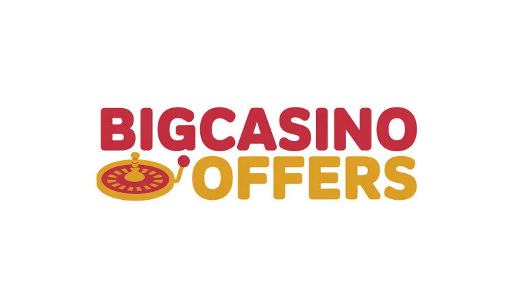 YetiDomains logo for BigCasinoOffers.com domain name, featuring a stylized design with casino-themed elements.