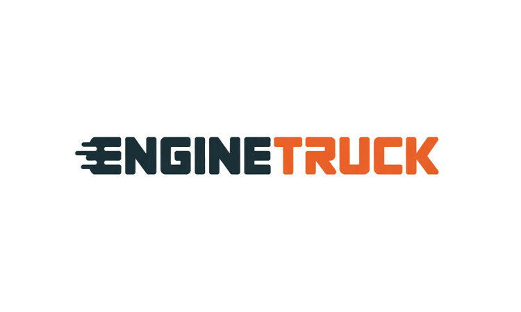 YetiDomains EngineTruck.com logo featuring stylized text and graphic design representing the domain name.