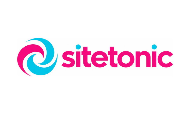 YetiDomains SiteTonic domain name logo image featuring the SiteTonic.com brand logo on a clean background