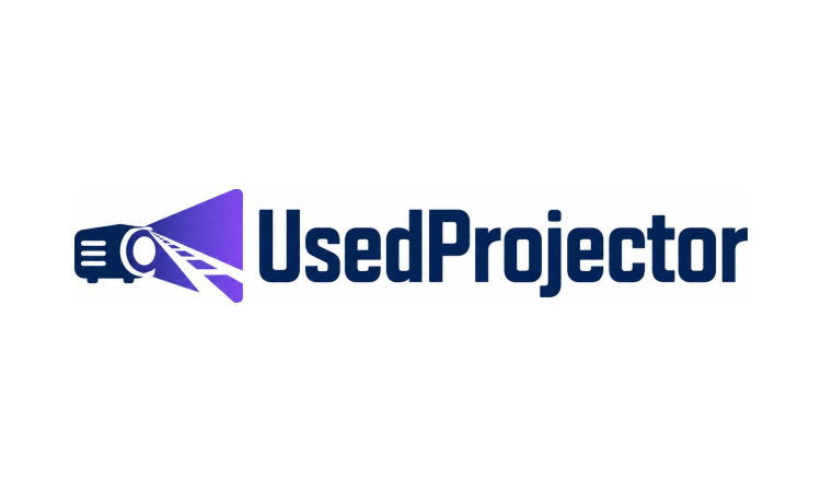YetiDomains logo for UsedProjector.com domain name, featuring a modern design with text and graphics on a white background.