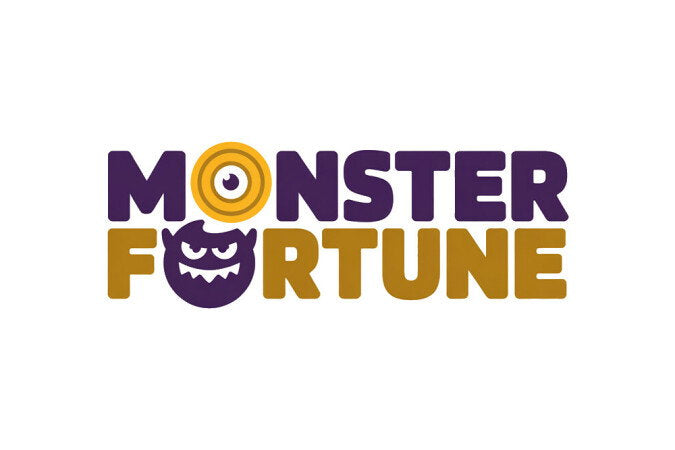 YetiDomains MonsterFortune.com domain name logo with stylized text and branding elements.