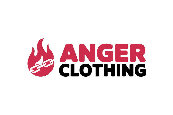 YetiDomains logo for AngerClothing.com domain name, featuring a modern design with bold branding elements.