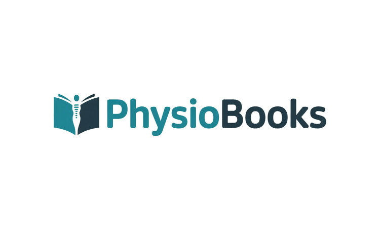 YetiDomains PhysioBooks.com domain logo featuring the brand's name and logo design.