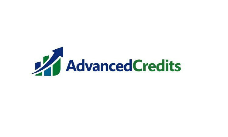 YetiDomains logo for AdvancedCredits.com domain name, featuring a professional design with the brand name in bold text.