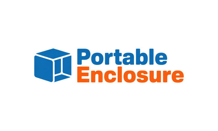 YetiDomains PortableEnclosure.com domain name logo with modern design and branding elements.